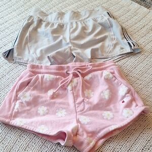 Champion Pink Reverse Weave Shorts Cute Floral Design Size S & AVIA Shorts S